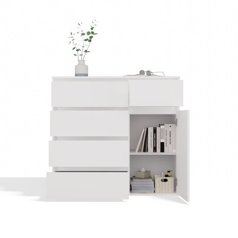 Komoda Malwa 1D5S BIAŁY