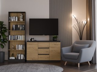 Komoda Malwa 2D3S ANTRACYT DĄB ARTISAN