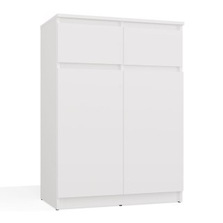 Komoda Malwa 2DD2S Szafka 2 Drzwi 2 Szuflady Do Salonu BIAŁY